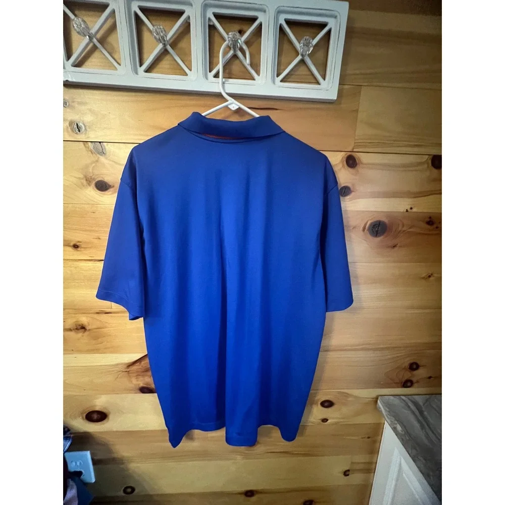 Nike Dri-FIT Florida Gators Polo Shirt Men's XL Royal Blue‎ Golf